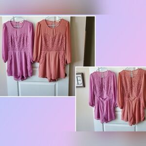 2 Entro Boutique Rompers. Small ❤️